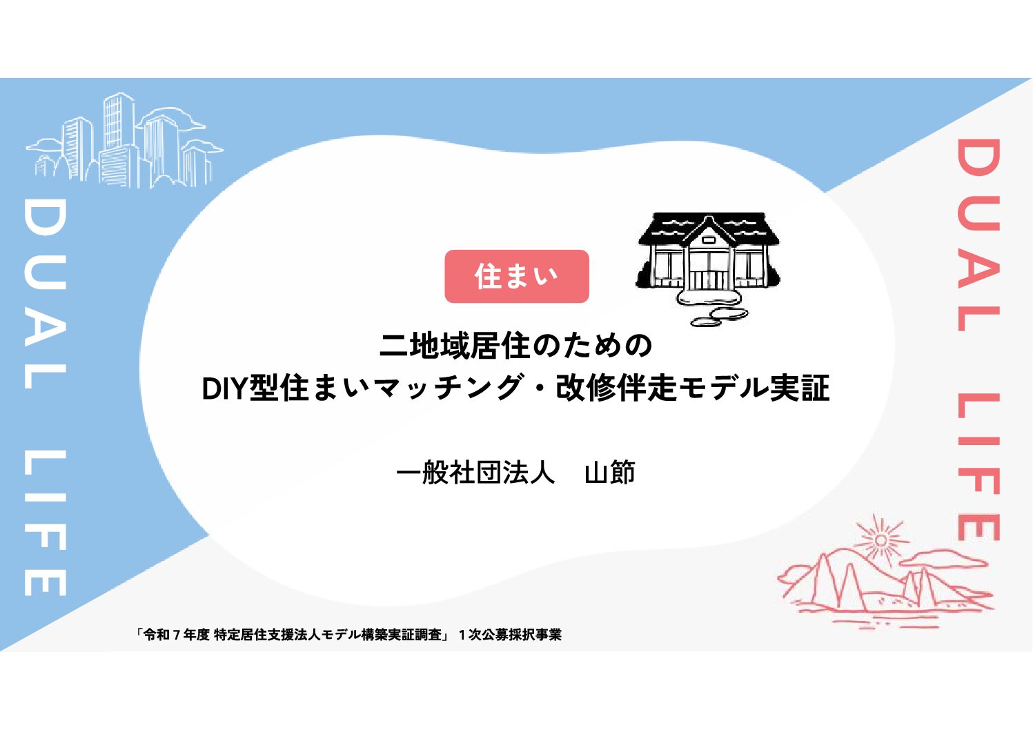 二地域居住のためのDIY型住まいマッチング・改修伴走モデル実証