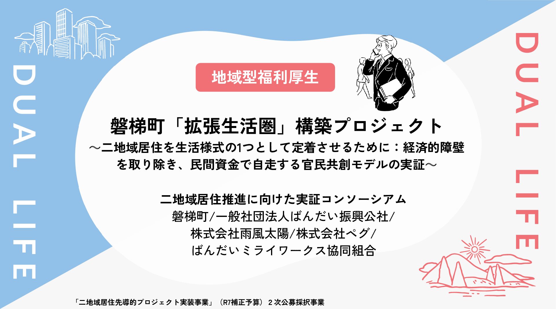 磐梯町「拡張生活圏」構築プロジェクト～二地域居住を生活様式の1つとして定着させるために：経済的障壁を取り除き、民間資金で自走する官民共創モデルの実証～