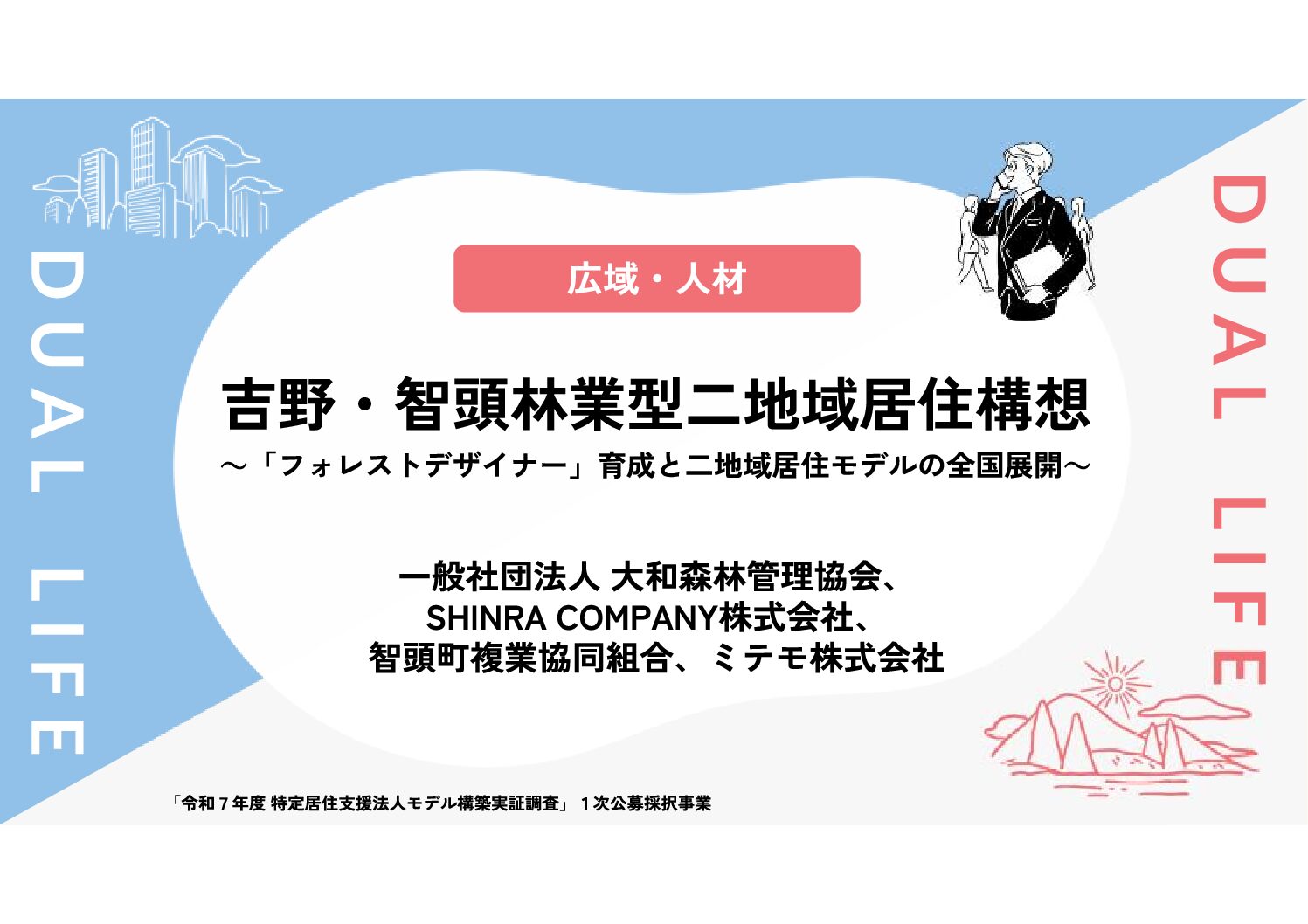 吉野・智頭林業型二地域居住構想
